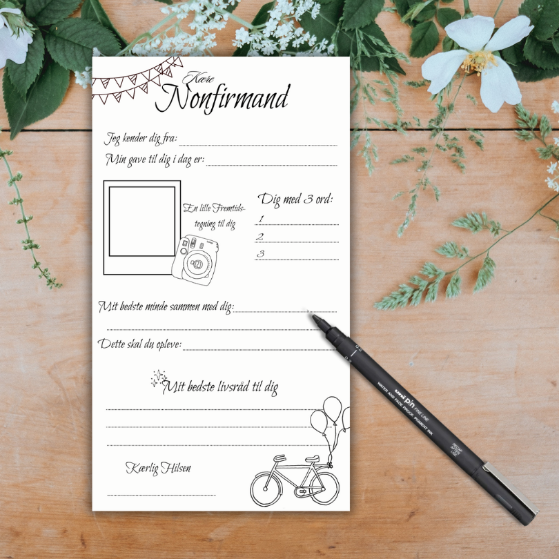 Kære Nonfirmand, 10stk