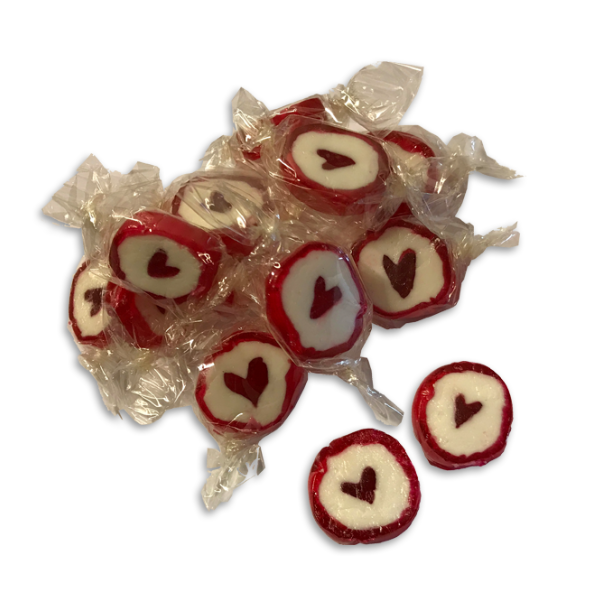 Bolsje m Hjerte, 1 stk