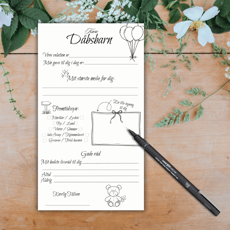 Kære Dåbsbarn, 10stk