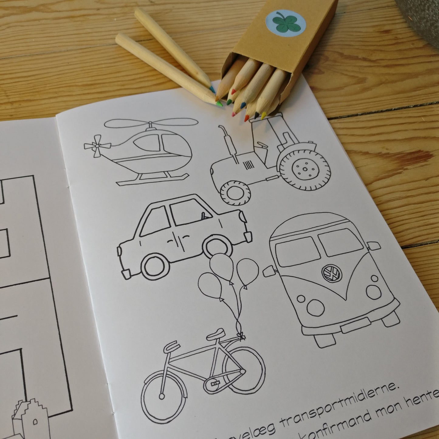 Konfirmations Male og Opgavebog, Dreng - Gavekit