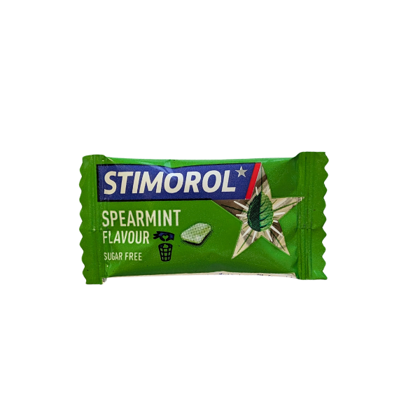 Tyggegummi, enkeltindpakket, Spearmint, 1 stk